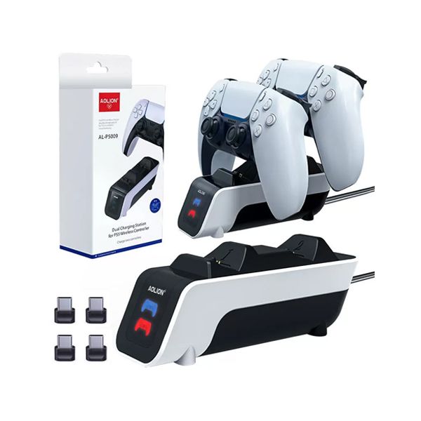 zaryadnaya-stancziya-ps5-dualsense-charging-station-al-p5009-aolion_2 Зарядная станция для PS5 DualSense Charging Station AL-P5009 AOLION
