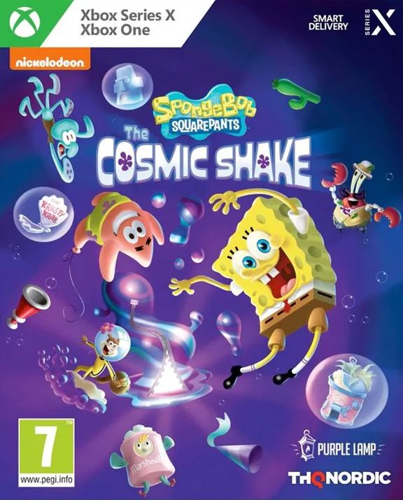 SpongeBob SquarePants The Cosmic Shake_Xbox SpongeBob SquarePants: The Cosmic Shake (Xbox)