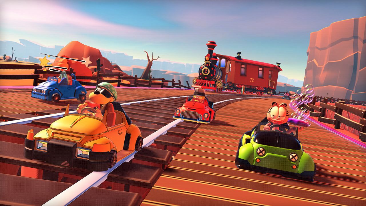 Garfield_Kart_2_All_You_Can_Drift_1 Скриншот игры Garfield Kart 2 - All You Can Drift