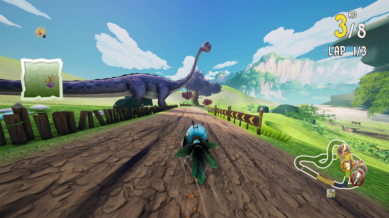 Gigantosaurus_Dino_Kart_1 Скриншот игры Gigantosaurus: Dino Kart