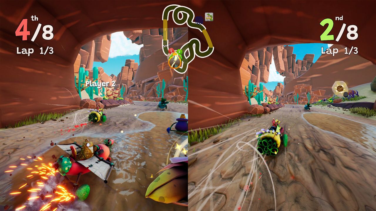 Gigantosaurus_Dino_Kart_3 Скриншот игры Gigantosaurus: Dino Kart