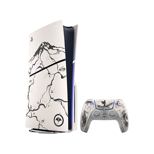 PS5_Ghost_Of_Yotei_Black_Limited_Edition_2 Sony Playstation 5 Slim Ghost of Yotei Black Limited Edition (PS5 Slim) с приводом