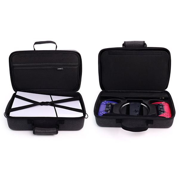 Сумка_Dobу_TP5_3590_Black_для_PS5_Slim_4 Сумка для PS5 Slim и аксессуаров (Dobe TP5-3590 Black)