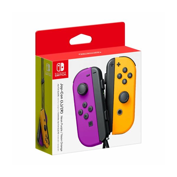 Nintendo Joy-Con controllers Duo - Neon Purple Neon Orange_1 Nintendo Switch Joy-Con Pair Neon Purple/Neon Orange