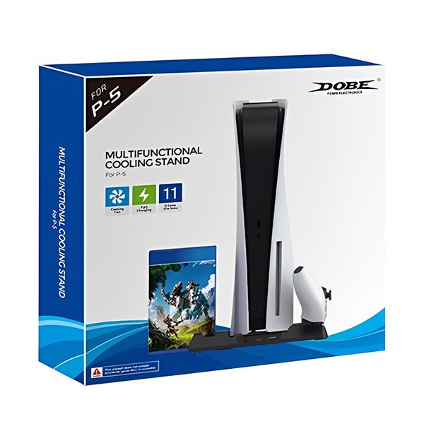 Подставка для PS5 DOBE (TP5-0593)_1 Многофункциональная подставка с охлаждением DOBE (TP5-0593) для PS5