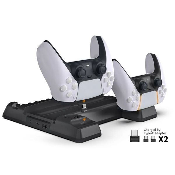 Подставка для PS5 DOBE (TP5-0593)_2 Многофункциональная подставка с охлаждением DOBE (TP5-0593) для PS5