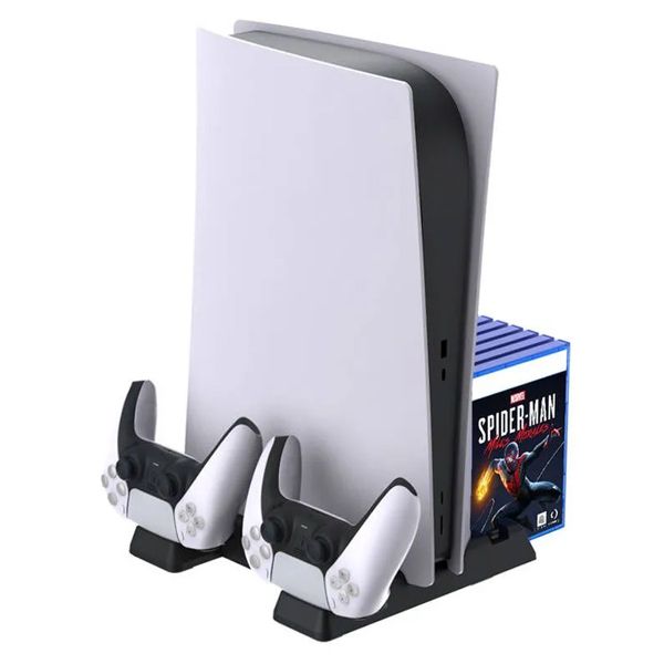 Подставка для PS5 DOBE (TP5-0593)_5 Многофункциональная подставка с охлаждением DOBE (TP5-0593) для PS5