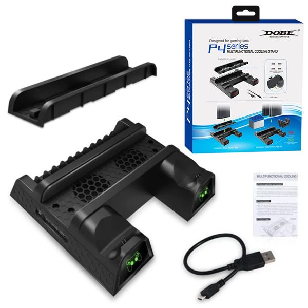 Подставка PS4 SLIM PRO TP4-19076 DOBE_2 Многофункциональная подставка с охлаждением DOBE (TP4-19076) для PS4/SLIM/PRO