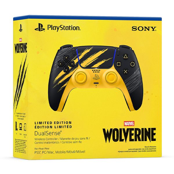 Dualsense Marvel’s Wolverine Battle Yellow Limited Edition_6 Геймпад Dualsense Marvel’s Wolverine Battle Yellow Limited Edition