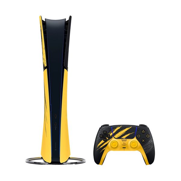 PS5 Digital Edition Marvel’s Wolverine Battle Yellow Limited Edition Bundle_3 Sony PlayStation 5 Slim Digital Edition - Marvel’s Wolverine Battle Yellow Limited Edition Bundle